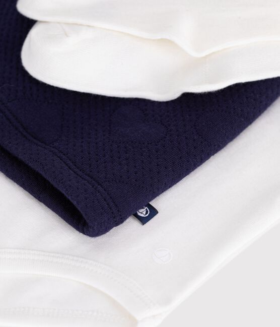 Set regalo in cotone neonato: abito, body e collant variante 1