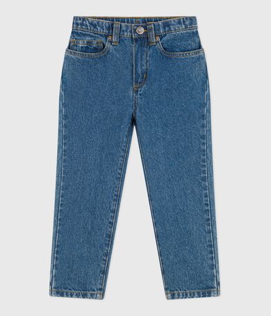 Pantaloni a cinque tasche in denim per bambini