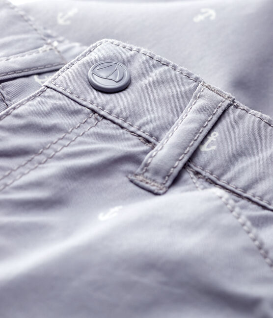 Pantaloni in twill con ricami bebè maschio grigio CONCRETE