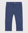 Pantalone maschietto in maglia a righe blu SMOKING/bianco MARSHMALLOW