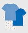 Set di T-shirt a maniche corte in cotone con stampa bambino variante 1