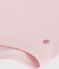 Body con colletto in cotone tinta unita neonata rosa JOLI