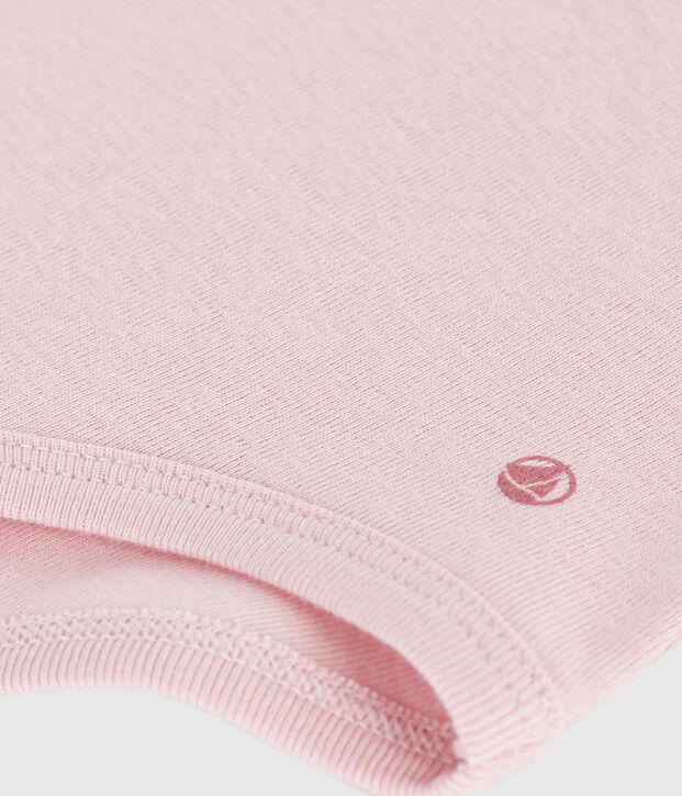 Body con colletto in cotone tinta unita neonata JOLI