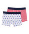 Lotto di 2 boxers bambino bianco .