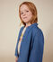 Blusa a maniche lunghe in denim bambina blu DENIM CLAIR