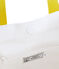 Borsa shopping bianco MARSHMALLOW/giallo SHINE