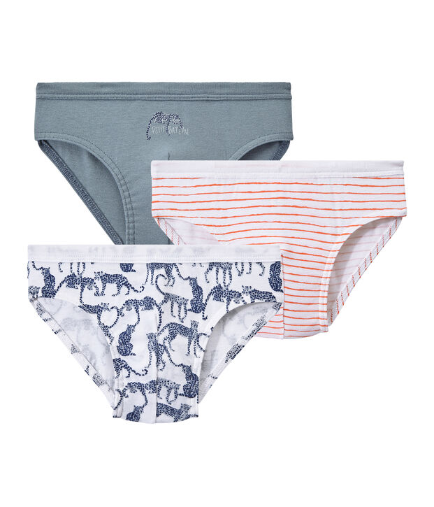 Lotto di 3 slips per bambino bianco