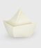 Giocattolo da bagno a barchetta in silicone per neonato bianco MARSHMALLOW