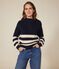 Maglione in cotone donna blu SMOKING/ AVALANCHE