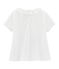 T-shirt a tinta unita bebè femmina bianco MARSHMALLOW/bianco MULTICO
