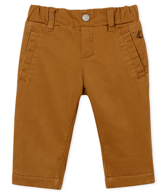 Pantaloni foderati in pile da neonato marrone BRINDILLE