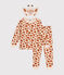 Pigiama stile maschera di Carnevale giraffa in cotone bambino bianco AVALANCHE/ ECUREUIL