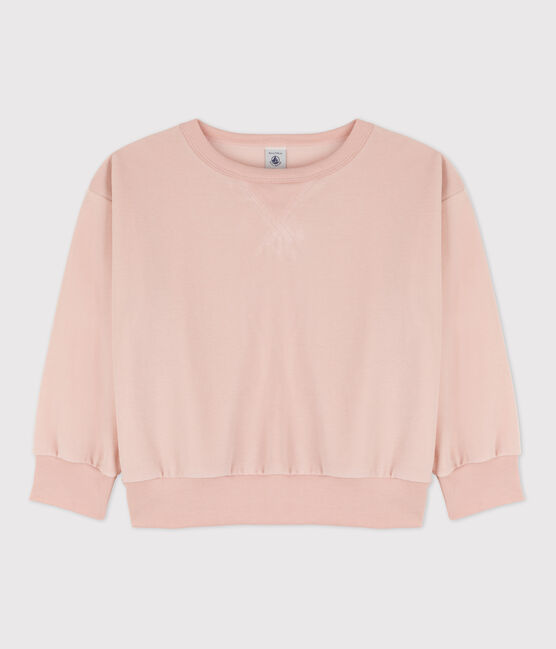 Felpa in cotone bambino unisex rosa SALINE