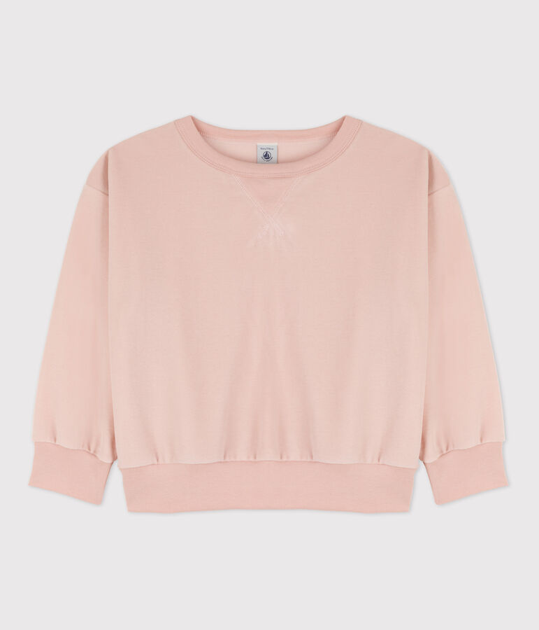 Felpa in cotone bambino unisex rosa SALINE