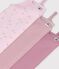 Set di canotte in cotone a fiori bambina multicolore