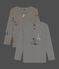 Confezione da 2 T-shirt a maniche lunghe bambina/bambino cotone variante 1