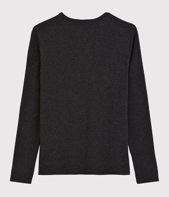 T-shirt scollo a V iconica Donna grigio CITY CHINE