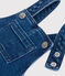 Salopette lunga in denim ed elastan neonato blu DENIM MOYEN