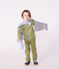 Marini&egrave;re in cotone bambino verde/ecru