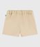 Shorts in cotone tinta unita neonato beige SANDER