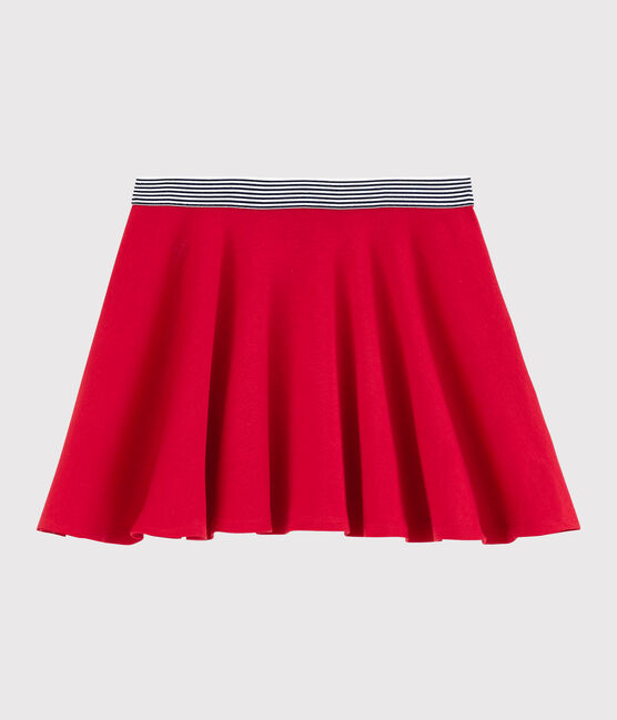 Gonna in maglia bambina rosso TERKUIT
