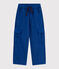 Pantaloni cargo in lyocell tinta unita bambino blu INCOGNITO