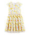 Vestito a maniche corte bambina bianco MARSHMALLOW/bianco MULTICO
