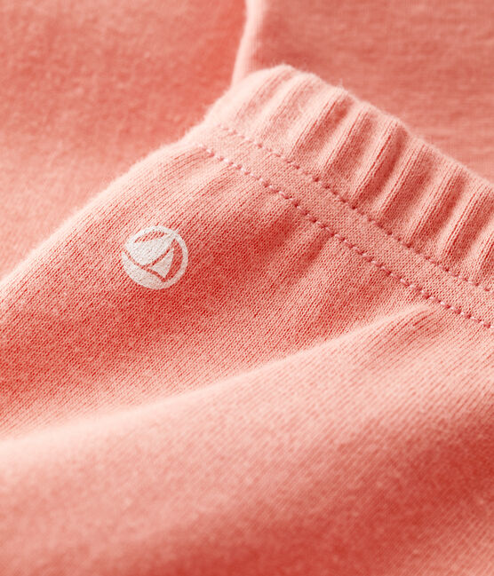 Leggins per bebè in cotone biologico rosa PAPAYE
