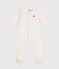 BODYJAMA UNISEX IN CINIGLIA bianco MARSHMALLOW
