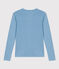 T-shirt L'ICONIQUE girocollo in cotone Donna blu AZUL