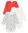 Trio body manica lunga bambina variante 1