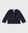 Cardigan in cotone tinta unita con stemma a cuore neonato SOIR