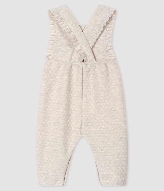 Salopette lunga bebè femmina beige MONTELIMAR CHINE
