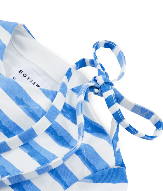 Marinière bianco MARSHMALLOW/blu BLEU