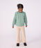 Pantaloni a gamba ampia in velluto bambino GESSO