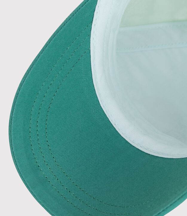 Berretto in cotone neonato blu/multicolore