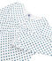 Pigiama bambina a costine bianco MARSHMALLOW/blu CONTES