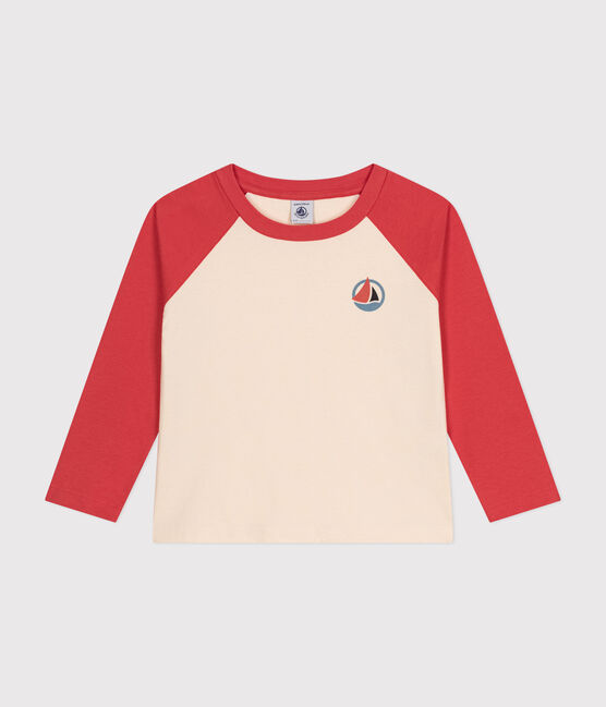 T-shirt a maniche lunghe in cotone bambino  AVALANCHE/ OURSIN