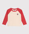 T-shirt a maniche lunghe in cotone bambino  AVALANCHE/ OURSIN