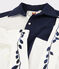 Abito a camicia Donna Christoph Rumpf x Petit Bateau blu SMOKING/bianco MARSHMALLOW