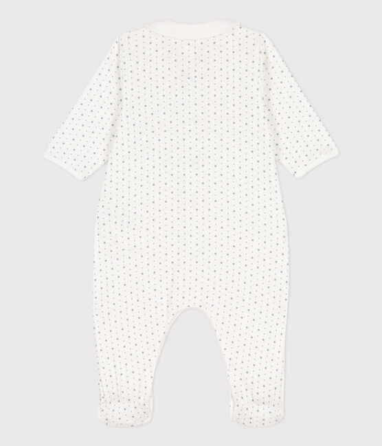 Tutina pigiama a stelle in cotone MARSHMALLOW/ ENNEIGE