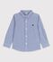 Camicia in popeline bambino blu BLEU/bianco BLANC