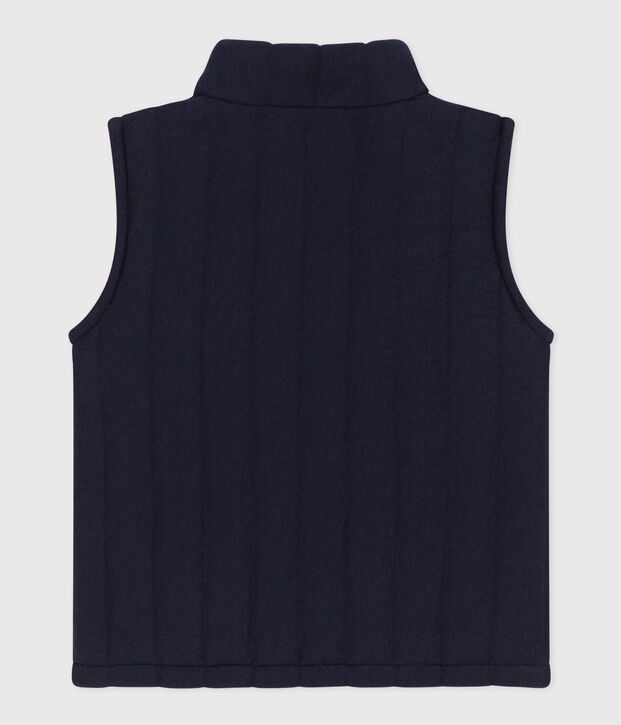 Giacca smanicata in tubique trapuntato per beb&egrave; SMOKING