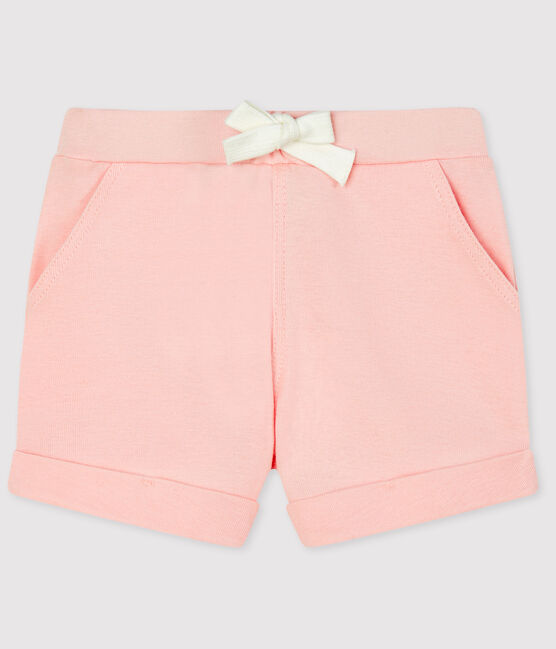 Short bebè femmina - maschio in maglia rosa MINOIS
