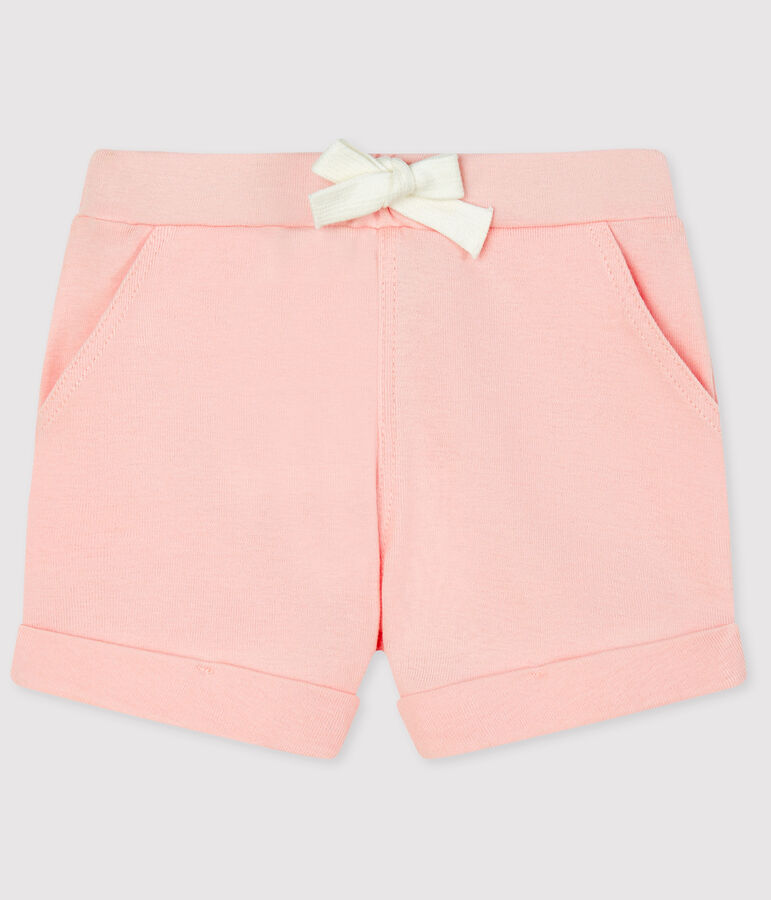 Short beb&egrave; femmina - maschio in maglia rosa