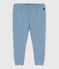 Leggings bebè in jersey di lana e cotone blu ROVER