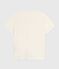 T-shirt a maniche corte e dal taglio dritto in cotone donna ecru MILK