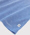 Pigiama millerighe blu bambino in cotone blu SURF/bianco MARSHMALLOW