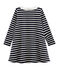 Abito maniche lunghe bambina blu SMOKING/beige COQUILLE