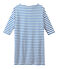 Abito marinière donna bianco MARSHMALLOW/blu PERSE